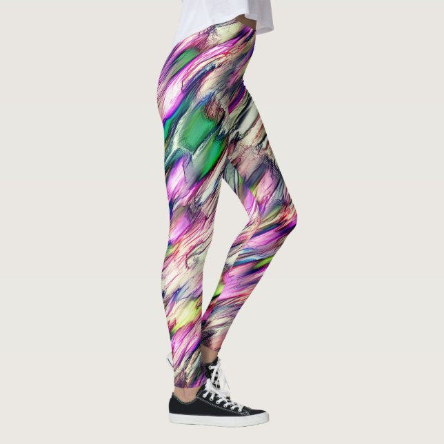 Leggings Stalagmite ou rocher aux couleurs flashy (Droite)