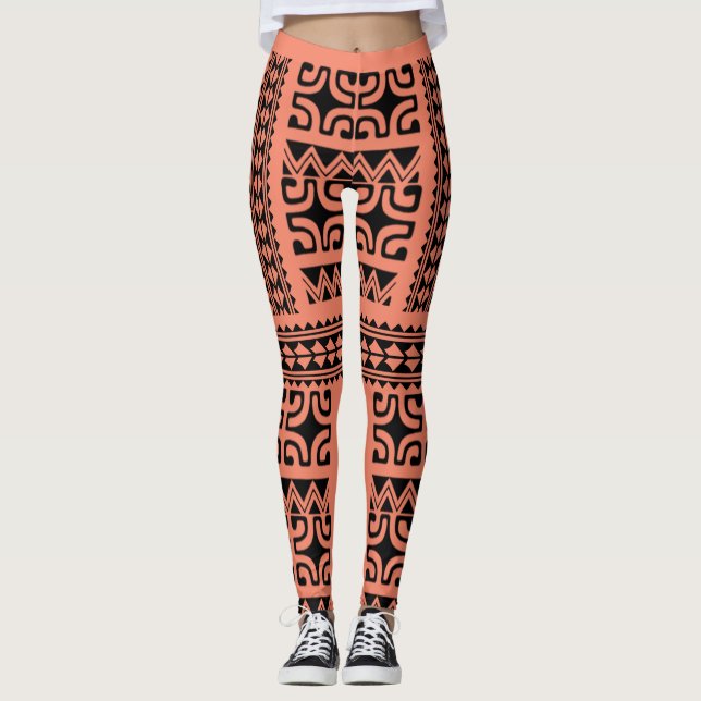 LEGGINGS Stammestattoo (Vorderseite)