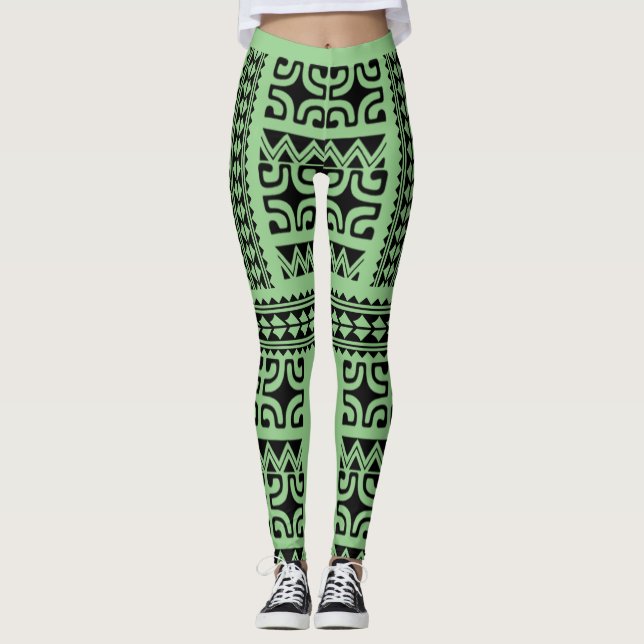 LEGGINGS Stammestattoo (Vorderseite)