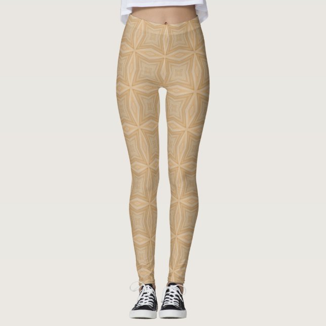 Leggings Star du désert - Art du sable stratifié (Devant)