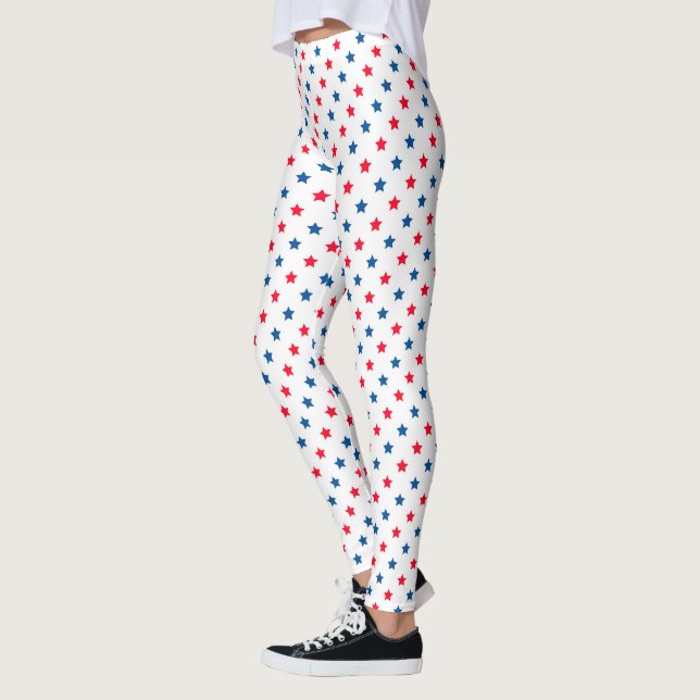 Leggings Stars Imprimer les jambes des femmes (Gauche)
