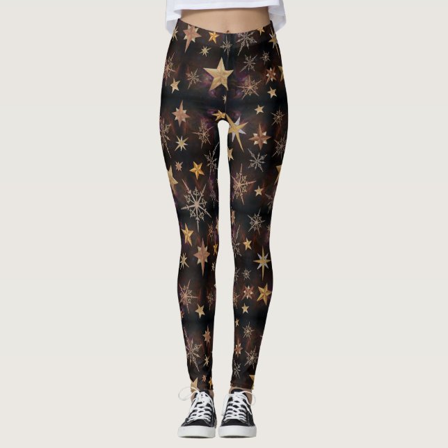 Leggings Stars Steampunk (Devant)