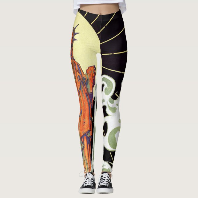 Leggings Statue des guêtres de liberté (Devant)