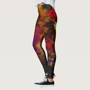 Leggings Stéréo Trippin Psychedélique Abstrait