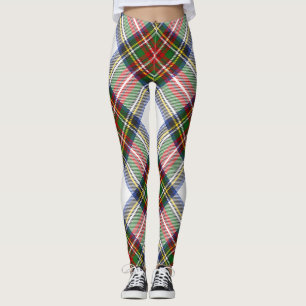Leggings Stewart Royal Dress Plaid Scottish Motif