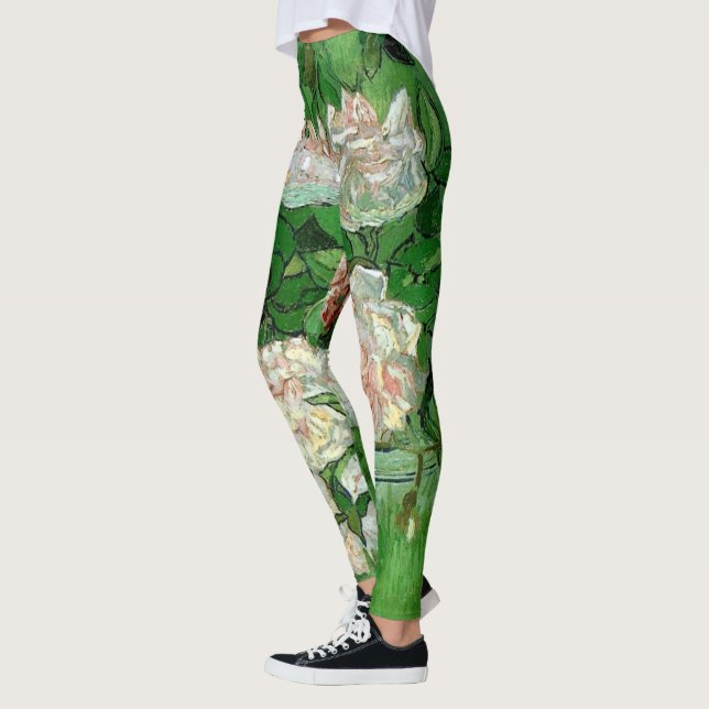 Leggings Still Life : Roses roses roses de Vincent van Gogh (Gauche)