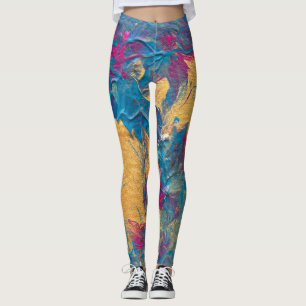 Leggings Studio de peinture par ballons du jardin de récif