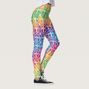Leggings Style de mardi gras coloré