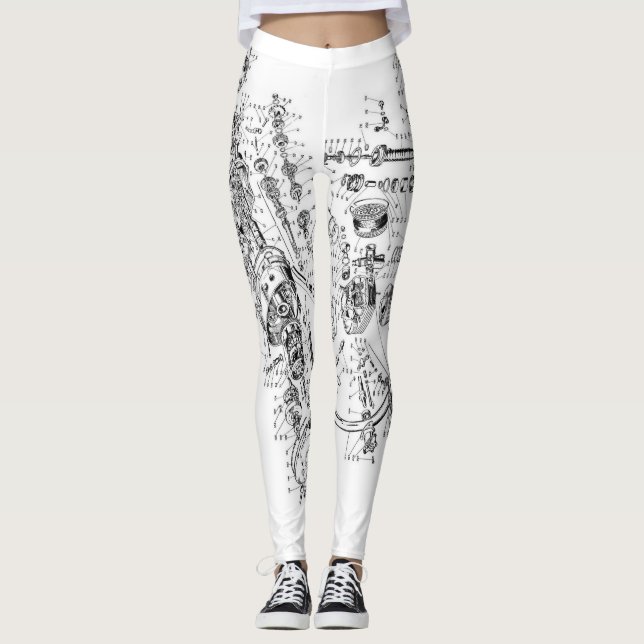 Leggings Style femelle de cavalier de guêtres simples de (Devant)