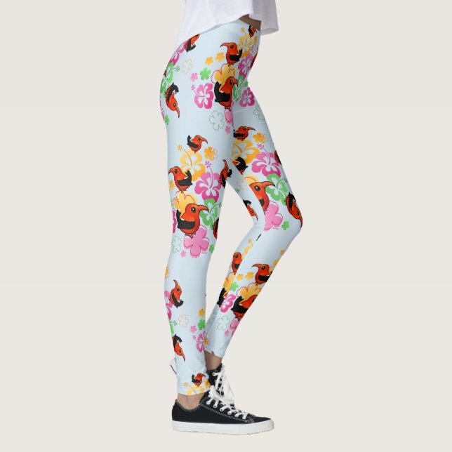 Leggings Style hawaïen Iiwi de Birdorable (Droite)