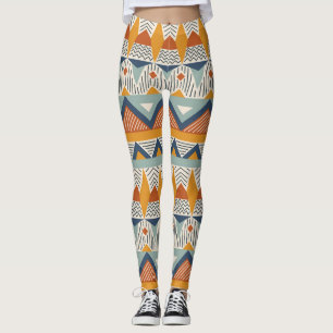 Leggings Style Navajo Design Motif sans couture