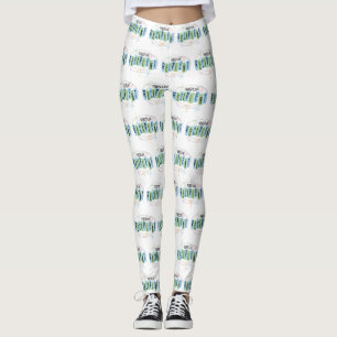 Leggings Style Rétro du destinataire de la transplantation