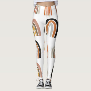 Leggings Style simple Pastel Rainbow pour enfants