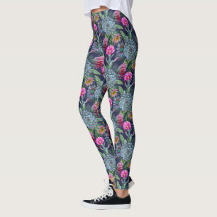 Leggings Succulent jardin tropical