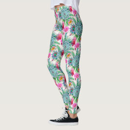 Leggings Succulent jardin tropical