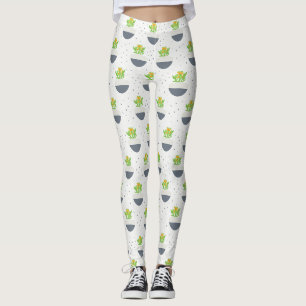 Leggings Succulent Kalanchoe Plante maman Motif