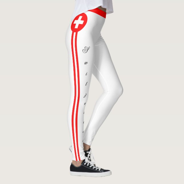 Leggings Suisse & Drapeau suisse mode, ventilateur voyage/s (Droite)