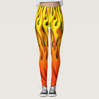 Leggings Sur des guêtres du feu