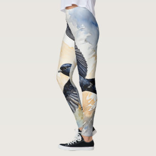 Leggings Symbiotique Sky Dancer : Graceful Swift BIrd
