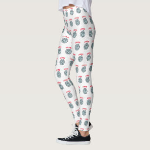 Leggings symbole de jeu Mahjong tuile Joker