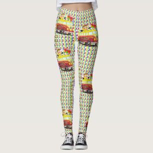 Leggings SYMBOLE DE LA PAIX RÉtro Hippy Van 1960's 1970"