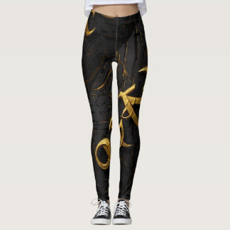 Leggings Symbole d'or arcane