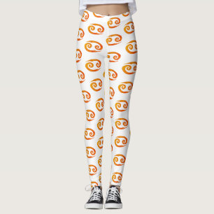 Leggings Symbole doré du symbole du cancer Golden Zodiac