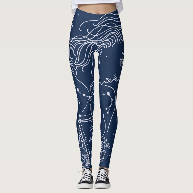Leggings Symbole du zodiaque Libra (Devant)