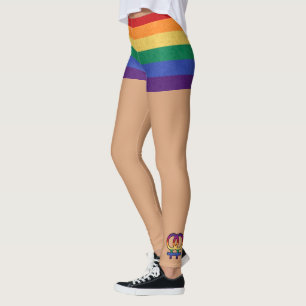 Leggings Symbole genre féminin lesbienne Arc-en-ciel