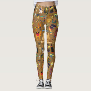 Leggings SYMBOLE motif D'HIÉROglyphE ANCIEN