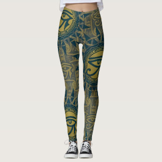 Leggings Symbole solaire de l'Œil de Râ de l'Égypte antique