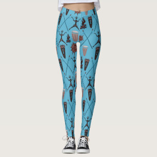 Leggings Symboles merveilleux Motif Abstrait