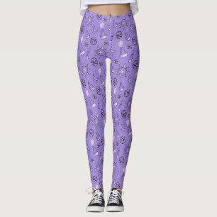 Leggings Symboles occultes de cuisine Motif - Magie mystiqu