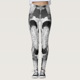 Leggings Symétrie Pastel Vibrant - Art Texturé Abstrait