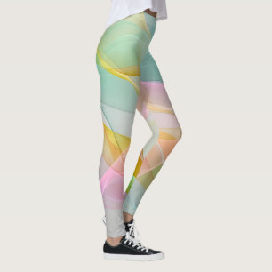 Leggings Symphonie pastel de rubans flottants et légers