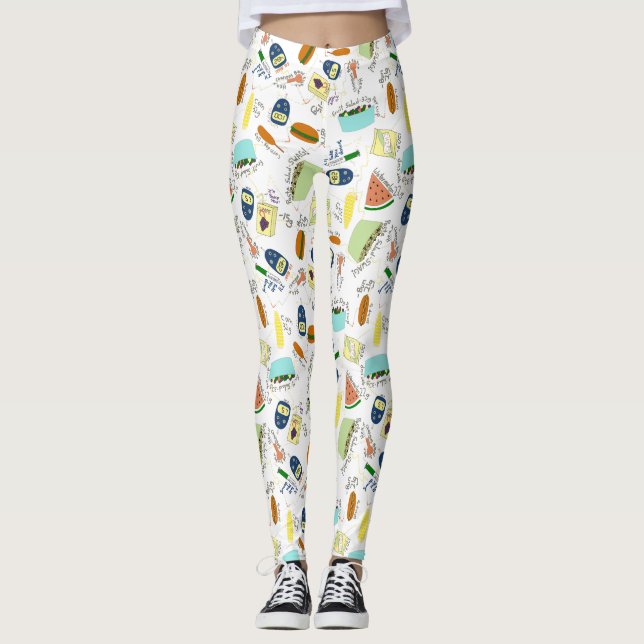 Leggings T1D n'est aucun pique-nique (Devant)
