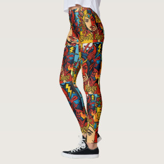 Leggings T-shirt Straight Outta Irkalla Amour et Rage