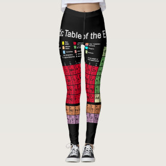 Leggings Tableau périodique des éléments