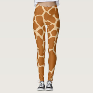 Leggings Taches de girafe d'amusement
