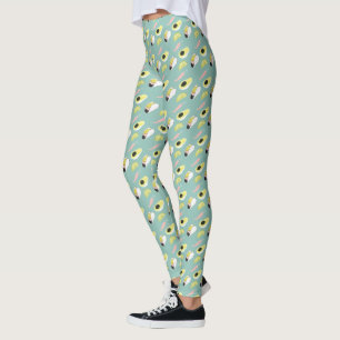Leggings Taco à propos d'amour Motif d'élément Taco
