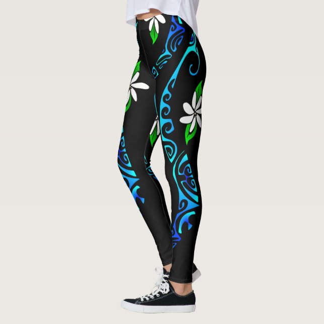 Leggings TAITIARE (Bleu) (Gauche)