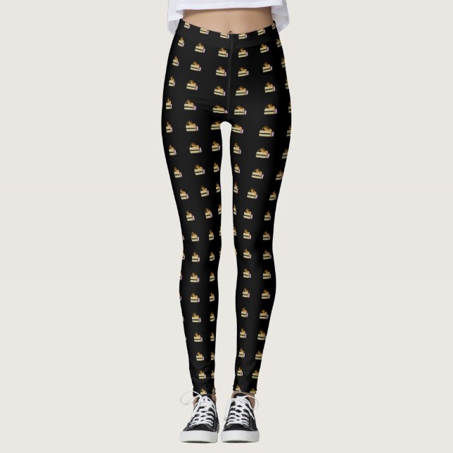 Leggings Tan et Yoga noir (Devant)