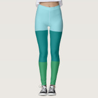 Tanager Turquoise, Teal Bleu et Kelly Vert Horiz