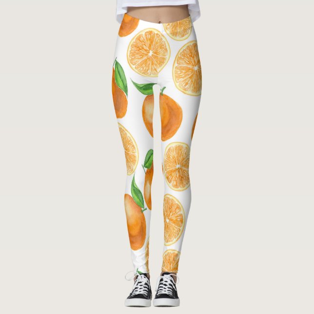 Leggings Tangères d'aquarelle (Devant)