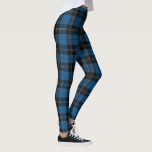 Leggings Tartan bleu de chasse de Ramsay de clan