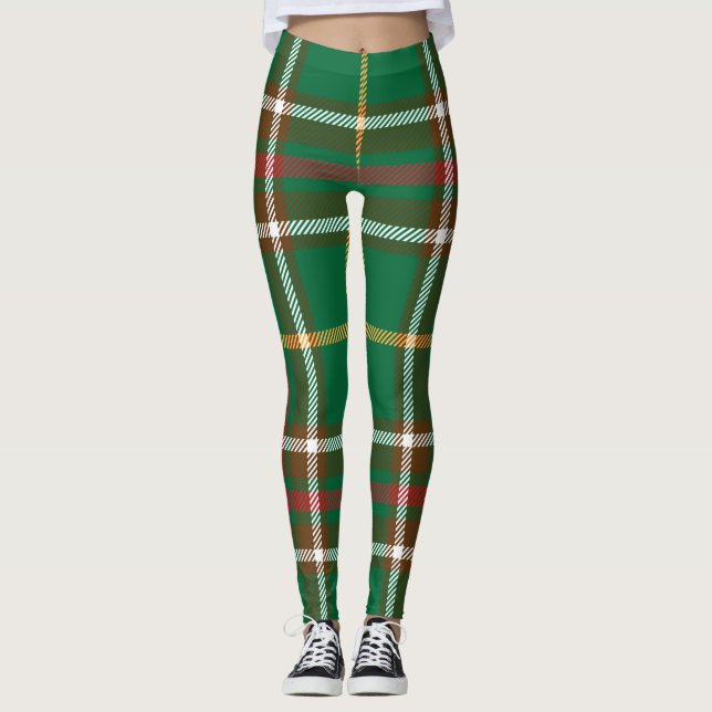 Leggings Tartan de Terre-Neuve  (Devant)