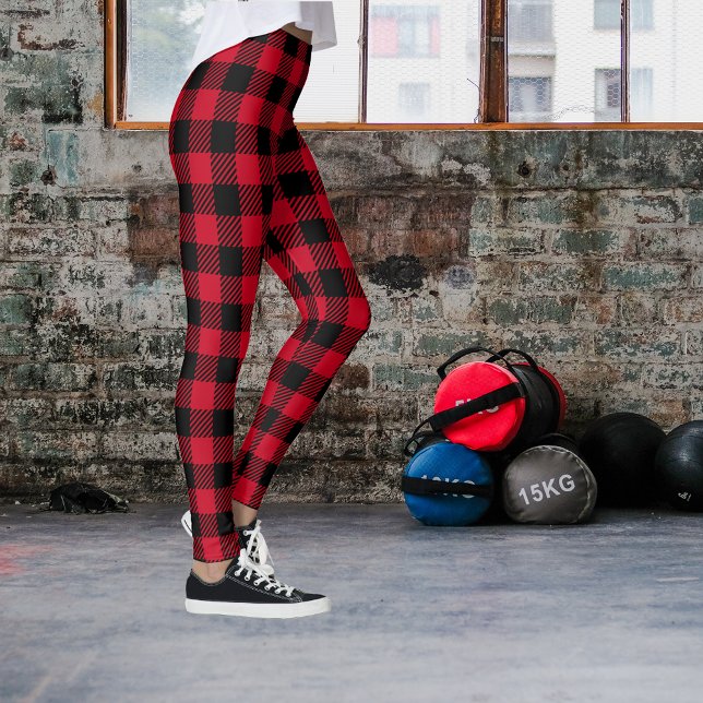 Leggings Tartan rouge (Créateur téléchargé)
