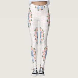 Leggings Tatouage Hippo and Flower