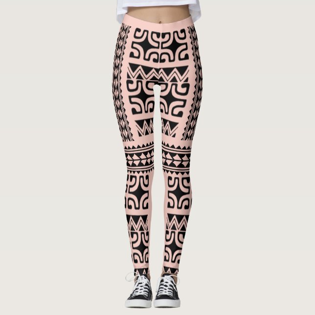 LEGGINGS Tatouage tribal (Devant)