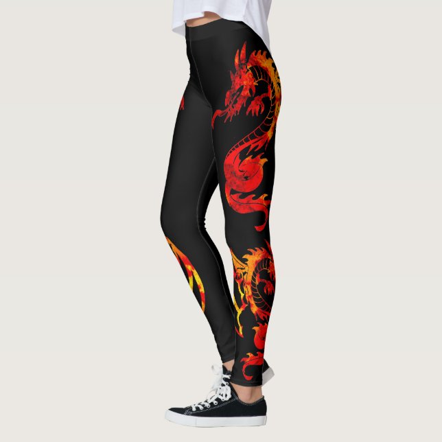 Leggings Tattoo de Red Fire (Gauche)